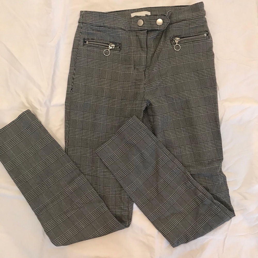 H&M plaid pants